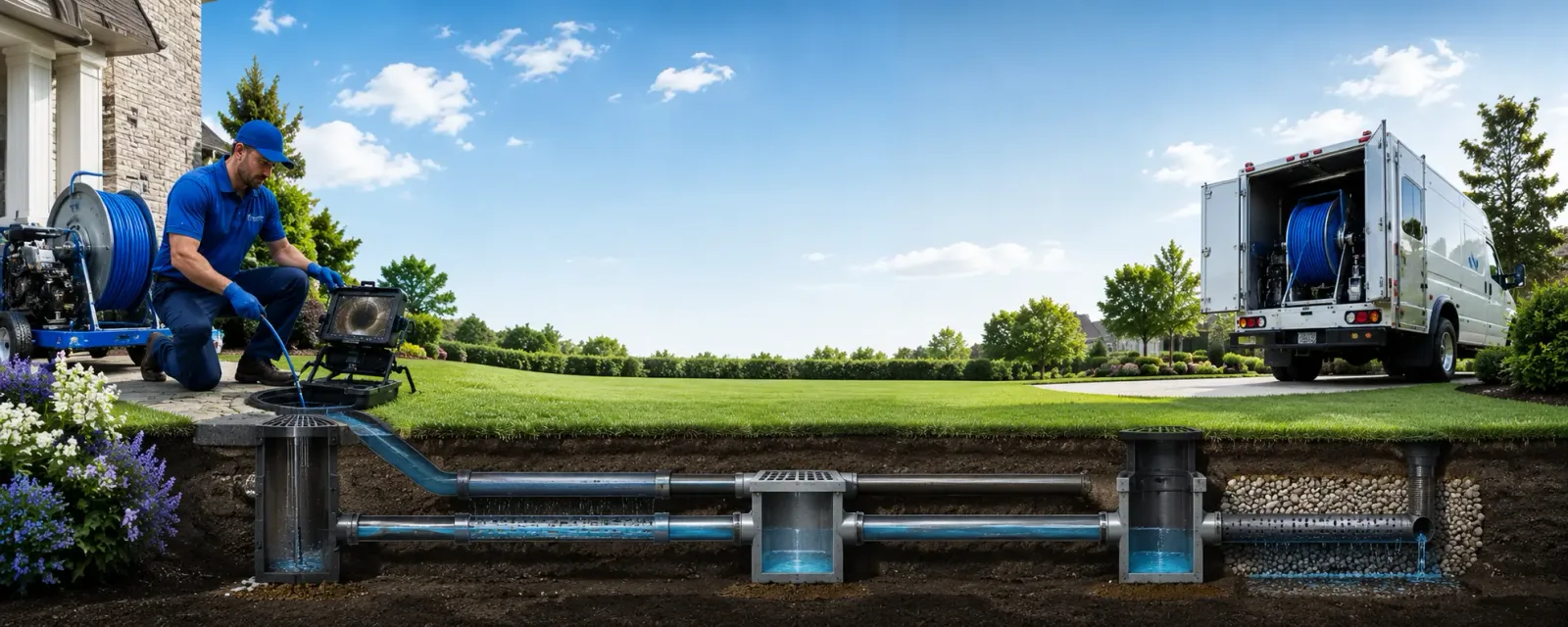 Outdoor drain cleaning information for Maple, NC